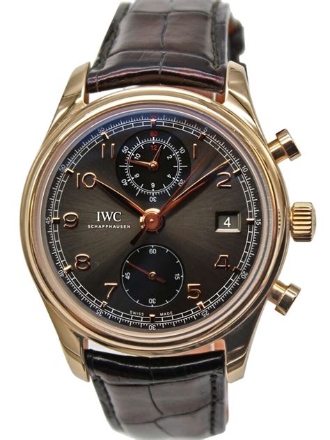 iwc rose gold portuguese|IWC Portuguese Chronograph Rose gold .